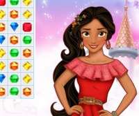 Elena of Avalor Bejeweled - Games online 6games.eu