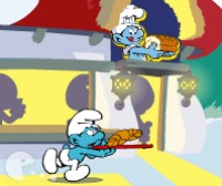 THE SMURFS SKATE RUSH jogo online no