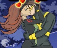 X-Men Kissing