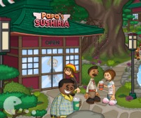 Papa's Sushiria + Unlocking Papa Louie Full Walkthrough Gameplay 