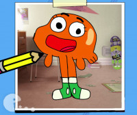 GUMBALL: HOW TO DRAW DARWIN jogo online gratuito em