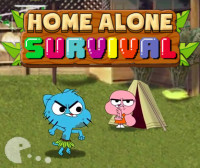 The Amazing World of Gumball - Home Alone Survival [Cartoon Network Games]  