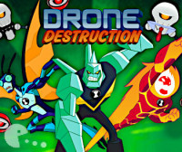 Ben 10 Drone Destruction