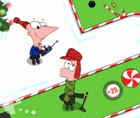Phineas and Ferb Gadget Golf Winter Holiday