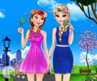 elsa anna dress up games