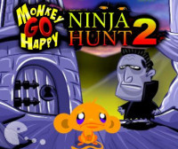 Monkey Go Happy Ninja Hunt 2