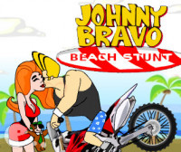 Johnny Bravo Beach Stunt
