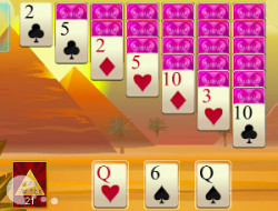 Play Pyramid Klondike Solitaire Online: Free Pyramid Klondike